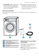 Preview for 13 page of Siemens WAX32GH1GB User Manual And Installation Instructions