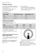 Preview for 40 page of Siemens WAX32GH1GB User Manual And Installation Instructions