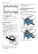 Preview for 42 page of Siemens WAX32GH1GB User Manual And Installation Instructions