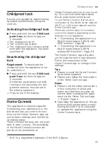 Preview for 45 page of Siemens WAX32GH1GB User Manual And Installation Instructions