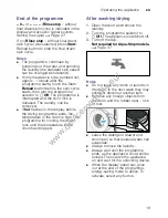 Preview for 19 page of Siemens WD14H421GB Instruction Manual And Installation Instructions