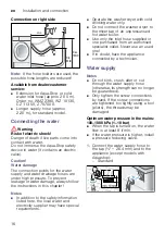 Preview for 16 page of Siemens WD14H422GB Instruction Manual And Installation Instructions