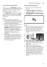 Preview for 33 page of Siemens WD14H422GB Instruction Manual And Installation Instructions