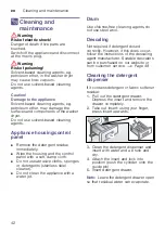 Preview for 42 page of Siemens WD14H422GB Instruction Manual And Installation Instructions