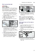 Preview for 43 page of Siemens WD14H422GB Instruction Manual And Installation Instructions