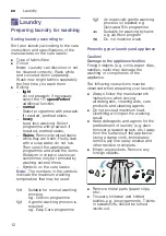 Предварительный просмотр 12 страницы Siemens WD14H490AU Instruction Manual And Installation Instructions