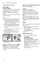 Предварительный просмотр 16 страницы Siemens WD14H490AU Instruction Manual And Installation Instructions