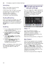 Предварительный просмотр 24 страницы Siemens WD14H490AU Instruction Manual And Installation Instructions