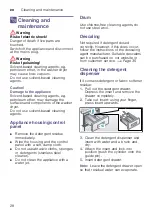 Предварительный просмотр 28 страницы Siemens WD14H490AU Instruction Manual And Installation Instructions