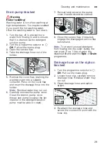 Предварительный просмотр 29 страницы Siemens WD14H490AU Instruction Manual And Installation Instructions