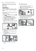 Предварительный просмотр 30 страницы Siemens WD14H490AU Instruction Manual And Installation Instructions