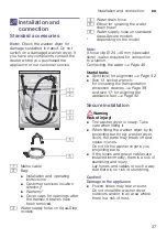 Предварительный просмотр 37 страницы Siemens WD14H490AU Instruction Manual And Installation Instructions