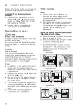 Предварительный просмотр 40 страницы Siemens WD14H490AU Instruction Manual And Installation Instructions