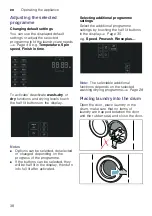 Предварительный просмотр 38 страницы Siemens WD14U561TR User Manual And Installation Instructions