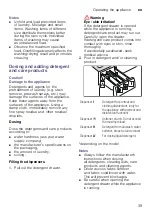 Предварительный просмотр 39 страницы Siemens WD14U561TR User Manual And Installation Instructions