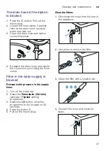 Предварительный просмотр 47 страницы Siemens WD14U561TR User Manual And Installation Instructions