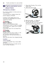 Предварительный просмотр 48 страницы Siemens WD14U561TR User Manual And Installation Instructions