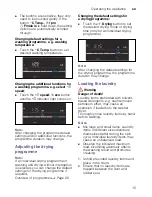 Предварительный просмотр 15 страницы Siemens WD15G421GB Instruction Manual And Installation Instructions