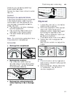 Предварительный просмотр 41 страницы Siemens WD15G421GB Instruction Manual And Installation Instructions