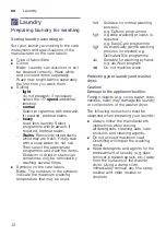 Preview for 12 page of Siemens WD15G421HK Instruction Manual And Installation Instructions