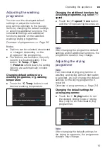 Preview for 15 page of Siemens WD15G421HK Instruction Manual And Installation Instructions