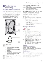 Preview for 37 page of Siemens WD15G421HK Instruction Manual And Installation Instructions