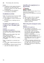 Preview for 38 page of Siemens WD15G421HK Instruction Manual And Installation Instructions