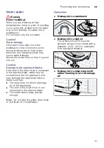 Preview for 41 page of Siemens WD15G421HK Instruction Manual And Installation Instructions