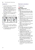 Preview for 42 page of Siemens WD15G421HK Instruction Manual And Installation Instructions