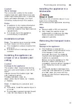 Preview for 13 page of Siemens WD15G422GB Instruction Manual And Installation Instructions