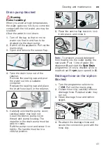 Preview for 41 page of Siemens WD15G422GB Instruction Manual And Installation Instructions