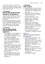 Preview for 7 page of Siemens WD15G440TR Instruction Manual And Installation Instructions