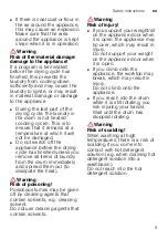 Preview for 9 page of Siemens WD15G440TR Instruction Manual And Installation Instructions