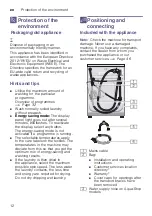 Preview for 12 page of Siemens WD15G440TR Instruction Manual And Installation Instructions