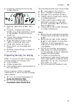 Preview for 25 page of Siemens WD15G440TR Instruction Manual And Installation Instructions