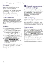 Preview for 36 page of Siemens WD15G440TR Instruction Manual And Installation Instructions