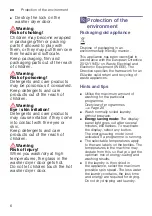 Preview for 6 page of Siemens WD15G441DN Instruction Manual And Installation Instructions