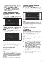 Preview for 15 page of Siemens WD15G441DN Instruction Manual And Installation Instructions