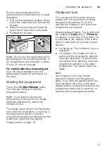 Preview for 17 page of Siemens WD15G441DN Instruction Manual And Installation Instructions