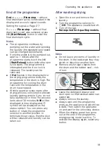 Preview for 19 page of Siemens WD15G441DN Instruction Manual And Installation Instructions