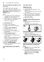 Предварительный просмотр 18 страницы Siemens WD15G442DN Instruction Manual And Installation Instructions