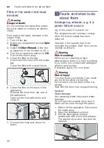 Предварительный просмотр 42 страницы Siemens WD15G442DN Instruction Manual And Installation Instructions