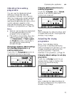 Preview for 15 page of Siemens WD15H520GB Instruction Manuals