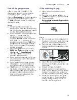 Preview for 19 page of Siemens WD15H520GB Instruction Manuals