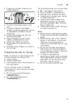 Preview for 13 page of Siemens WD15H542EU Instruction Manual And Installation Instructions