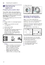 Preview for 14 page of Siemens WD15H542EU Instruction Manual And Installation Instructions