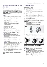 Preview for 43 page of Siemens WD15H542EU Instruction Manual And Installation Instructions