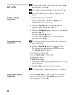 Preview for 34 page of Siemens WD1630 Instruction Manual