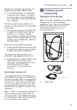 Preview for 13 page of Siemens WD4HU541DN Instruction Manual And Installation Instructions