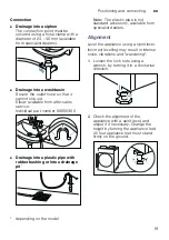 Preview for 19 page of Siemens WD4HU541DN Instruction Manual And Installation Instructions